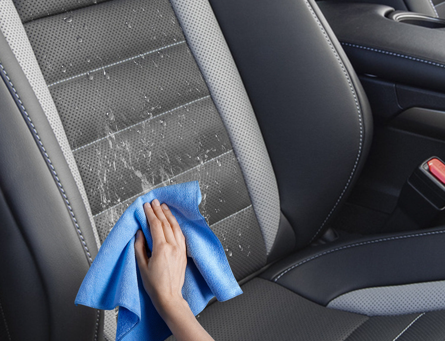 How to dry a kid's wet car seat?