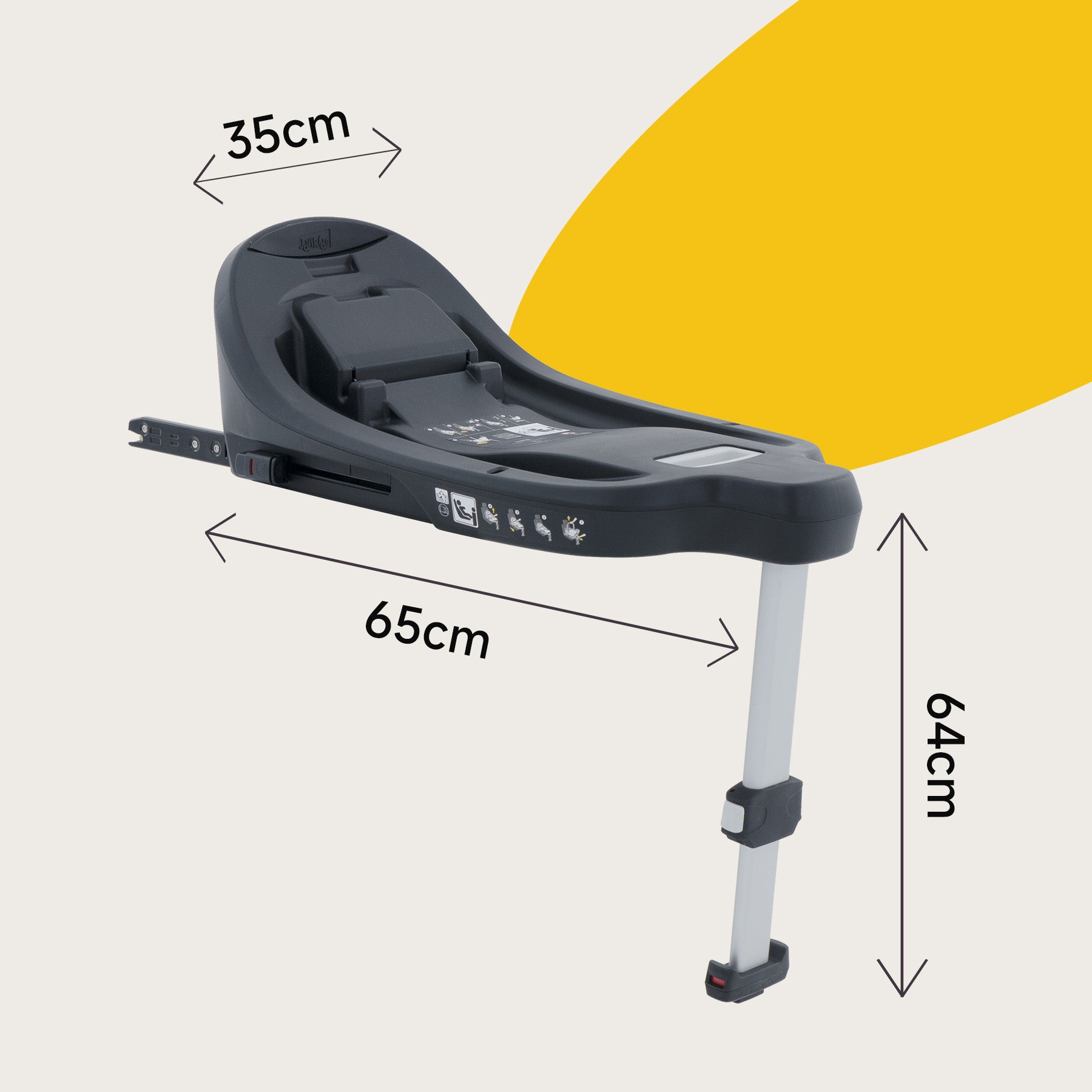 JOVIKIDS Aria R129 Infant Carrier Car Seat With Base(40-87cm)