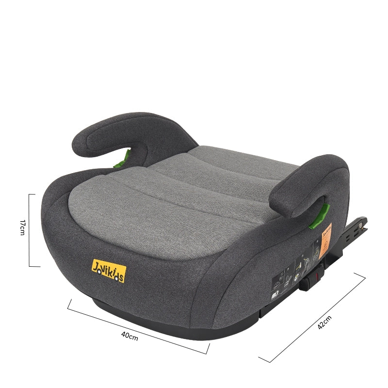 مقعد معزز من OHHO I-Size مع ISOFIX، 125-150 سم، المجموعة 3، 6-12 سنة