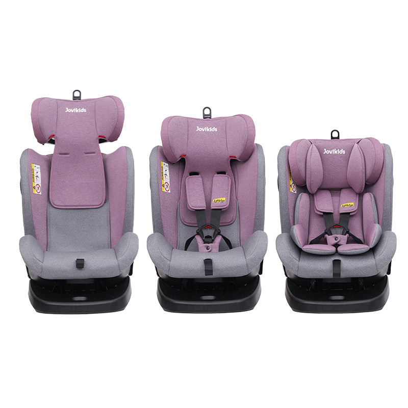 Isofix مع حبل علوي، مقعد سيارة دوار 360 درجة أزرق، المجموعة 0/1/2/3، عمر 0-12 سنة