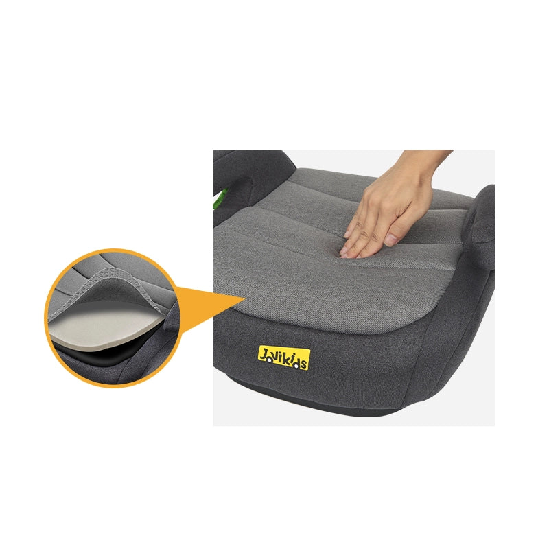 مقعد معزز من OHHO I-Size مع ISOFIX، 125-150 سم، المجموعة 3، 6-12 سنة