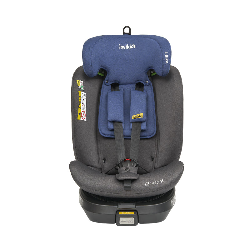 Seggiolino auto Jovikids Ranger i-Size girevole a 360° 40-150 cm Blu