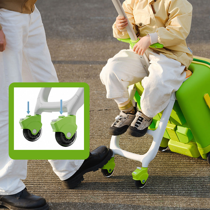 Jovikids 32L 3-in-1 Children's Ride-on Suitcase Green