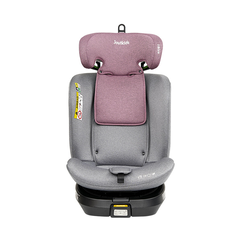 Jovikids Ranger Siège Auto Pivotant à 360° i-Size 40-150 cm Rose