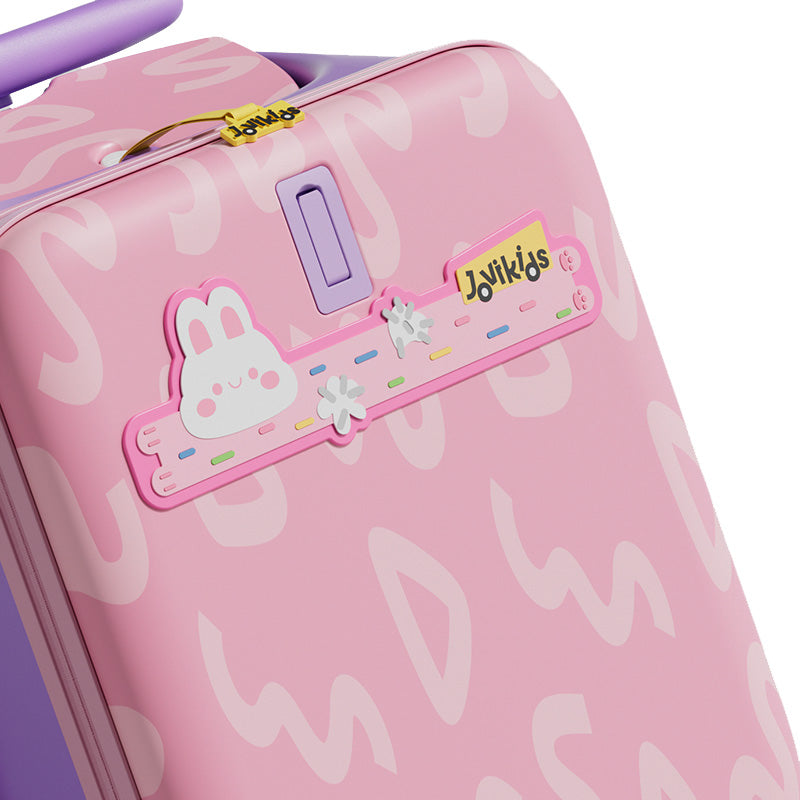 Jovikids 32L 3-in-1 Children's Ride-on Suitcase Pink