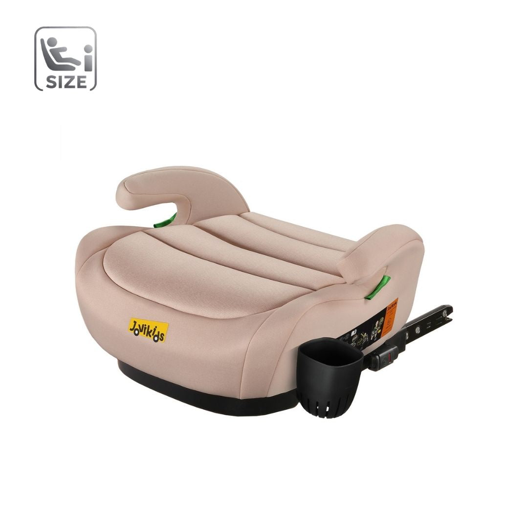 Jovikids OHHO+ ISOFIX Car Booster Seat, i-Size R129, 125-150 cm (6–12 Years) Rosewood