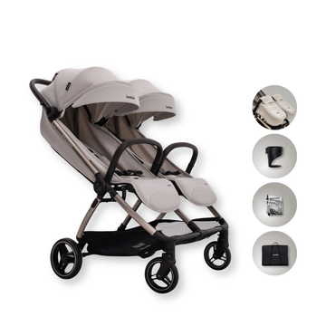 Jovikids Ayla Twins Lightweight Stroller – One-Hand Fold