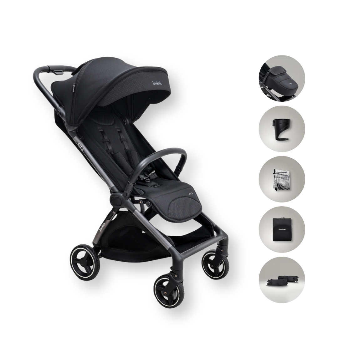 Jovikids Ayla Compact Travel Stroller – Lightweight One-Hand Fold