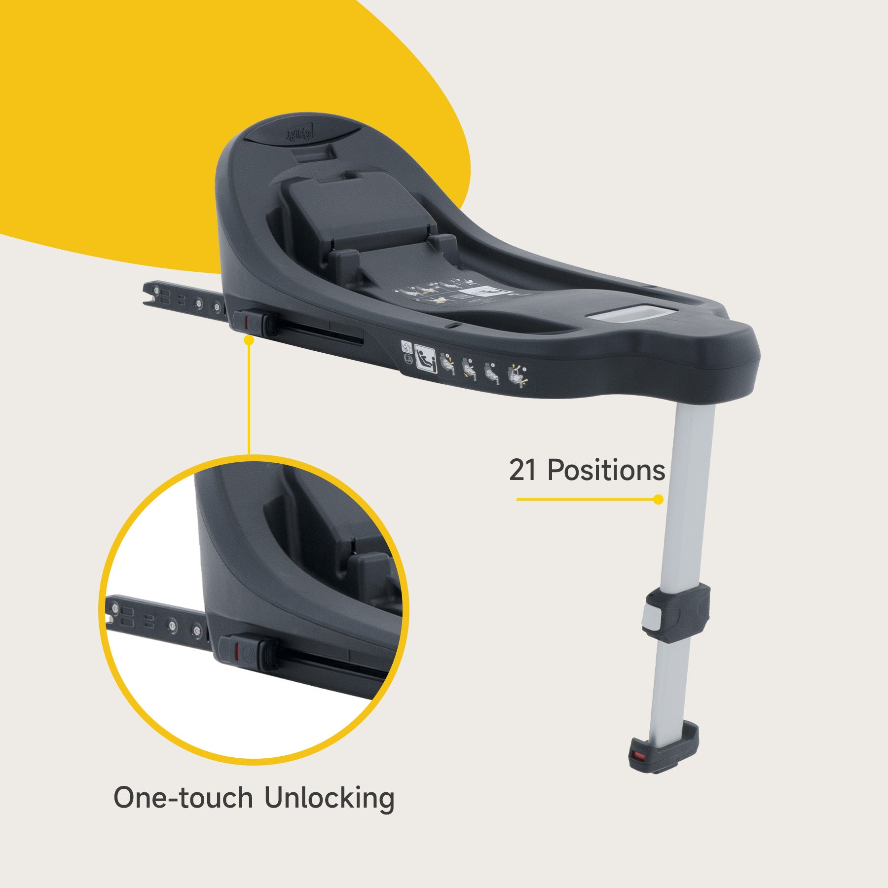 JOVIKIDS Aria R129 Infant Carrier Car Seat With Base(40-87cm)
