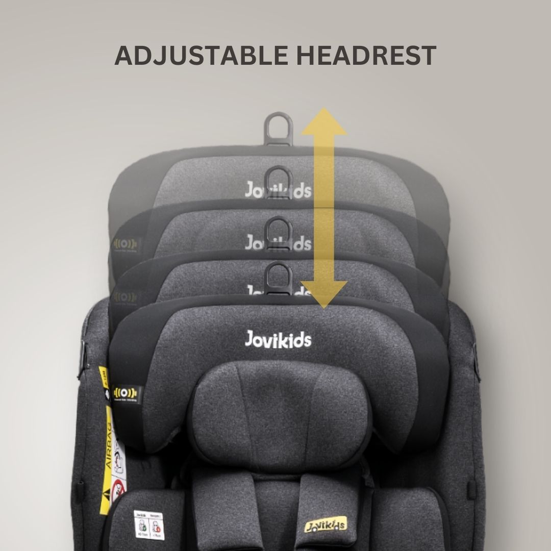 Jovikids Ranger 2 i-Size 360 Rotating Car Seat, 40-150cm All-in-One