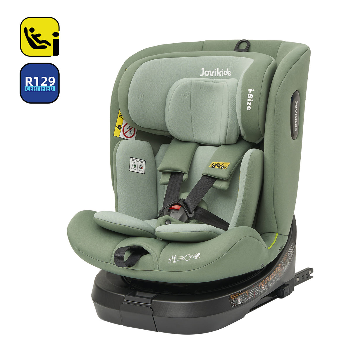 Jovikids Ranger TT 360°回転 i-Size チャイルドシート 40-150cm グリーン