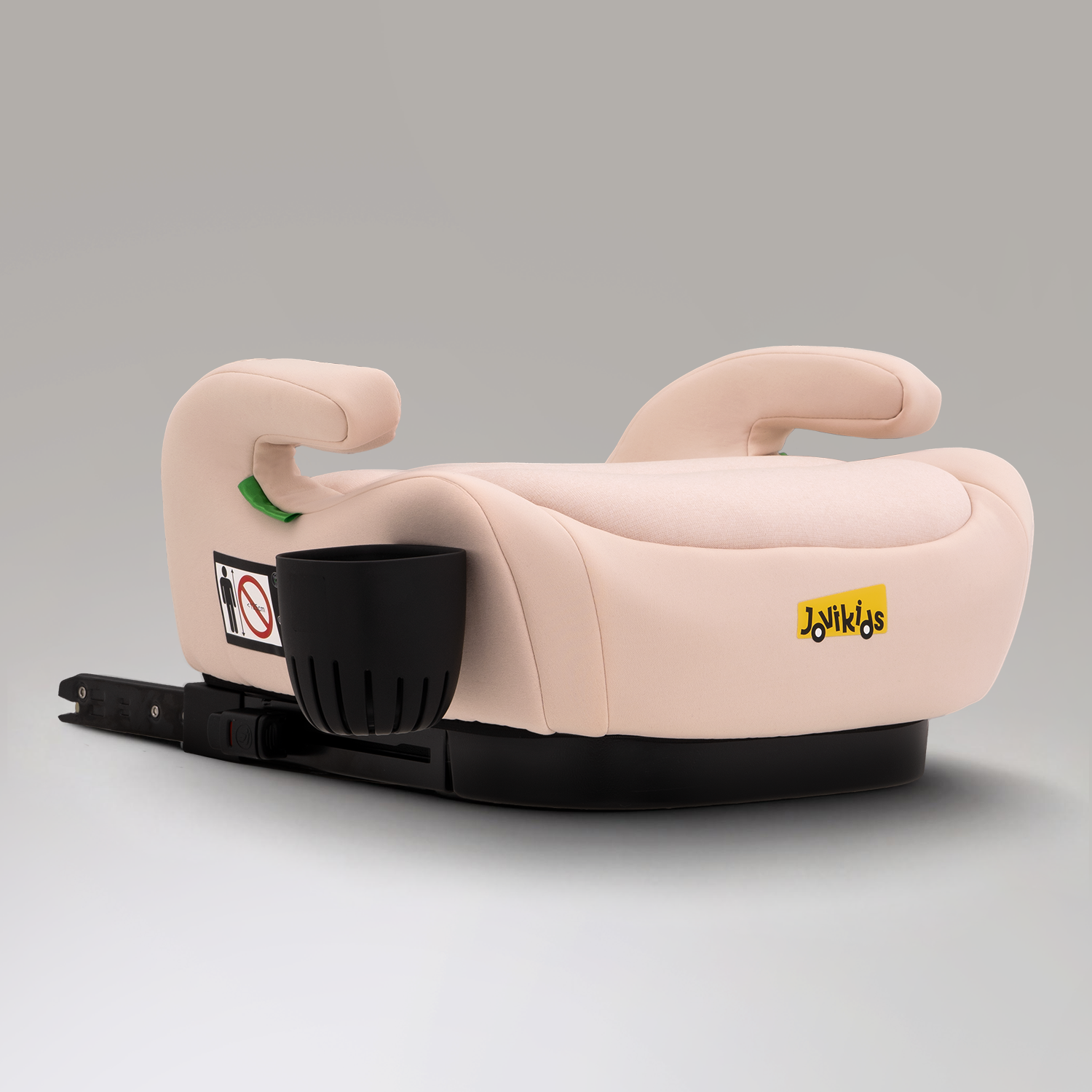 Jovikids OHHO+ ISOFIX Car Booster Seat with Cup Holder, i-Size R129, 125–150 cm (6–12 Years)