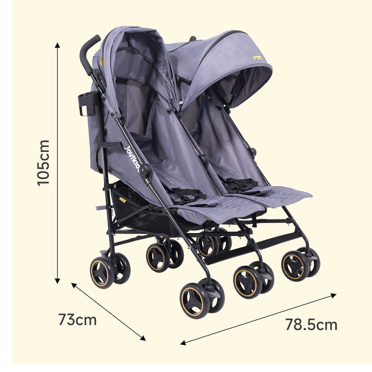 Seggiolino per bambini Jovikids CICI TT i-Size 76-150 cm Blu
