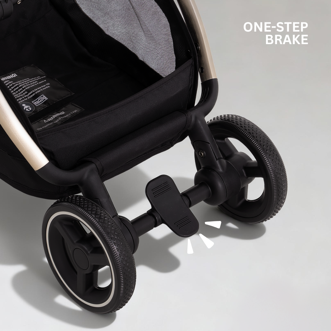 travel stroller for 6 month old Jovikids Ayla Compact Travel Stroller – Lightweight One-Hand Fold