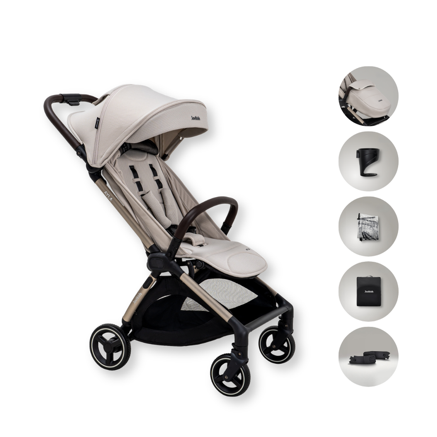 Jovikids Ayla Compact Travel Stroller – Lightweight One-Hand Fold