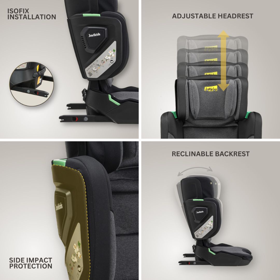 Jovikids Rober+ Folding Highback Booster Seat