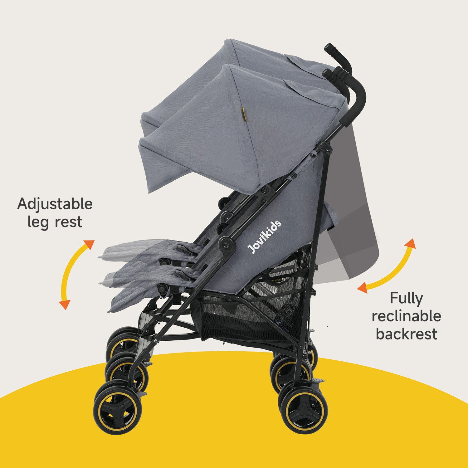 Seggiolino per bambini Jovikids CICI TT i-Size 76-150 cm Blu