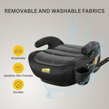 Jovikids OHHO+ ISOFIX Car Booster Seat with Cup Holder, i-Size R129, 125–150 cm (6–12 Years)