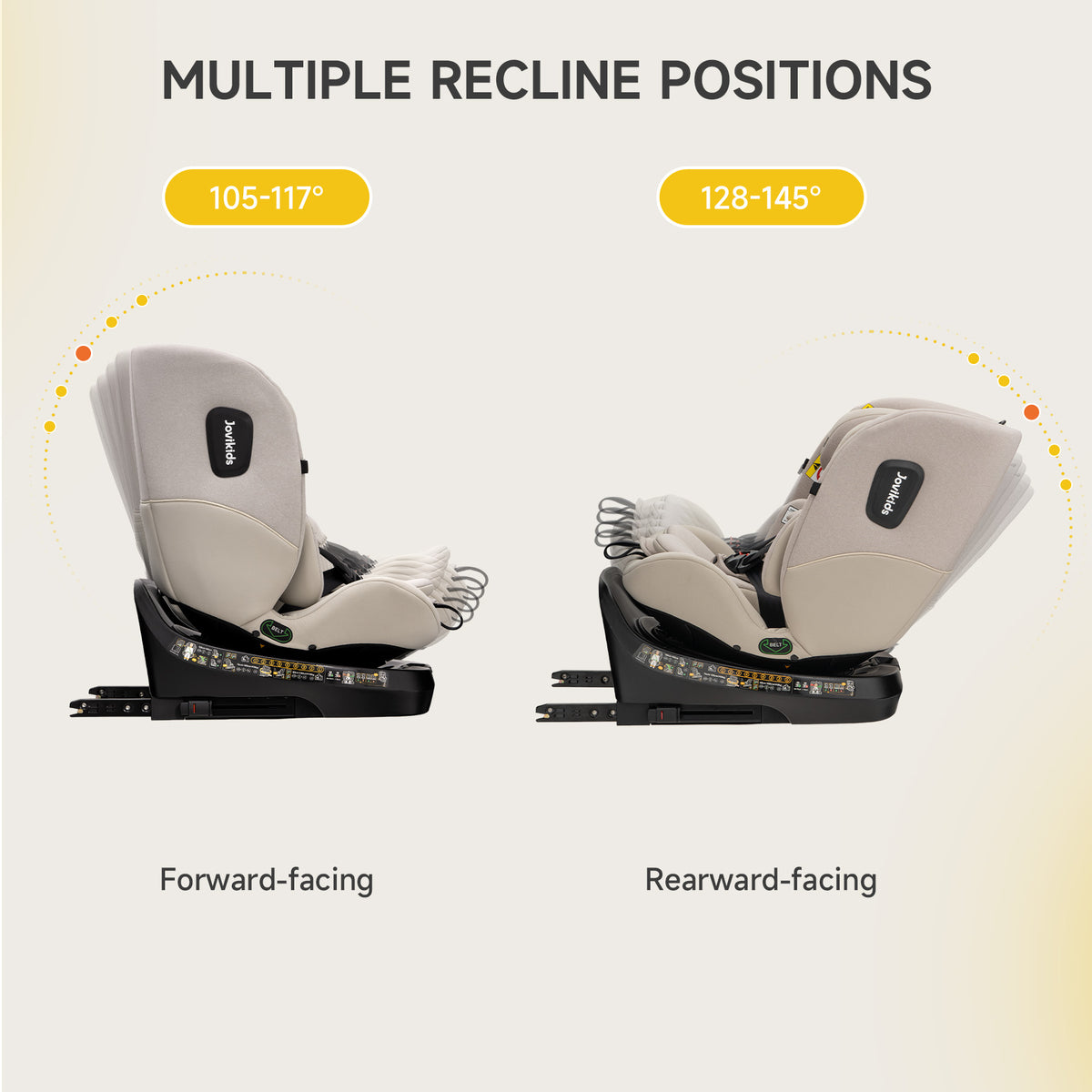 Flexible Recline for Every Journey