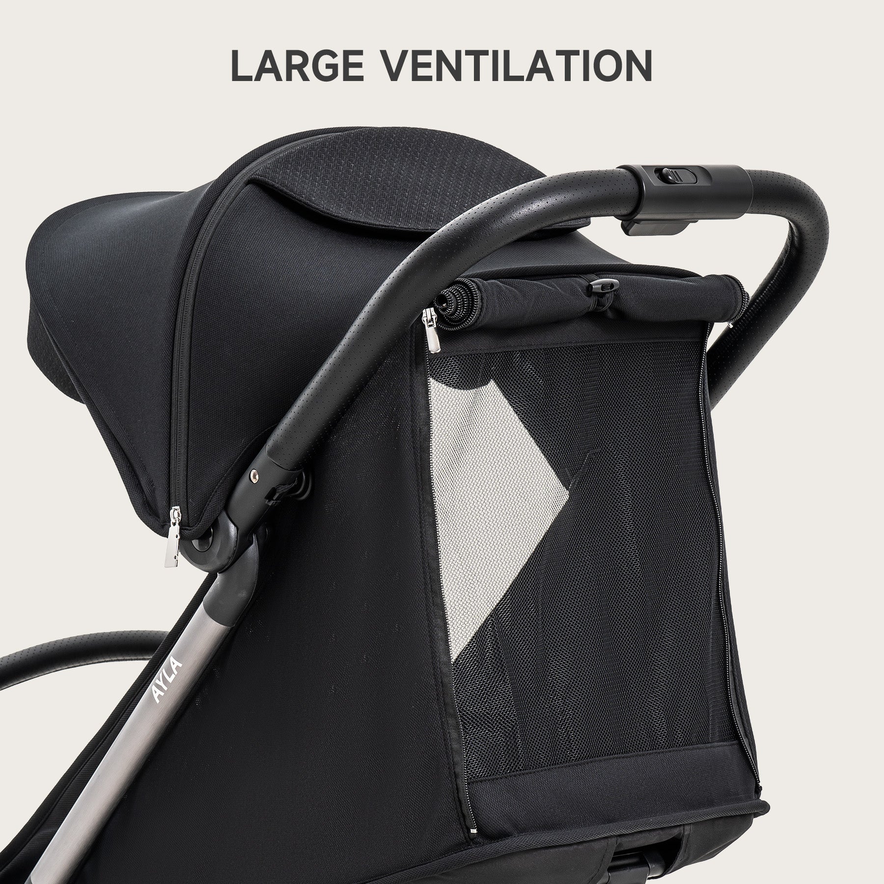 Jovikids Ayla Compact Travel Stroller – Lightweight One-Hand Fold