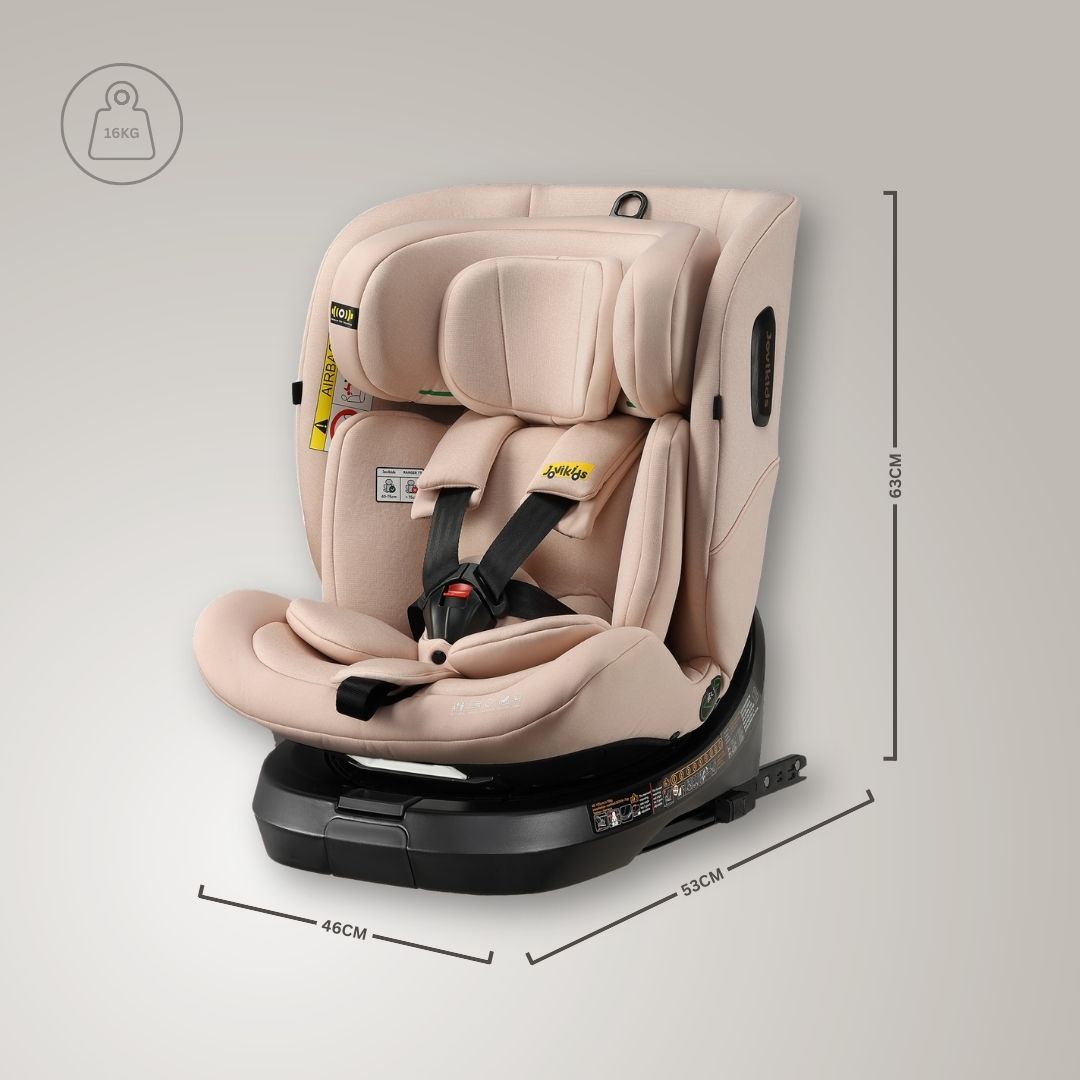 Jovikids Ranger TT 360° Rotating Car Seat i-Size, 40-150cm All-in-One 0-12 years