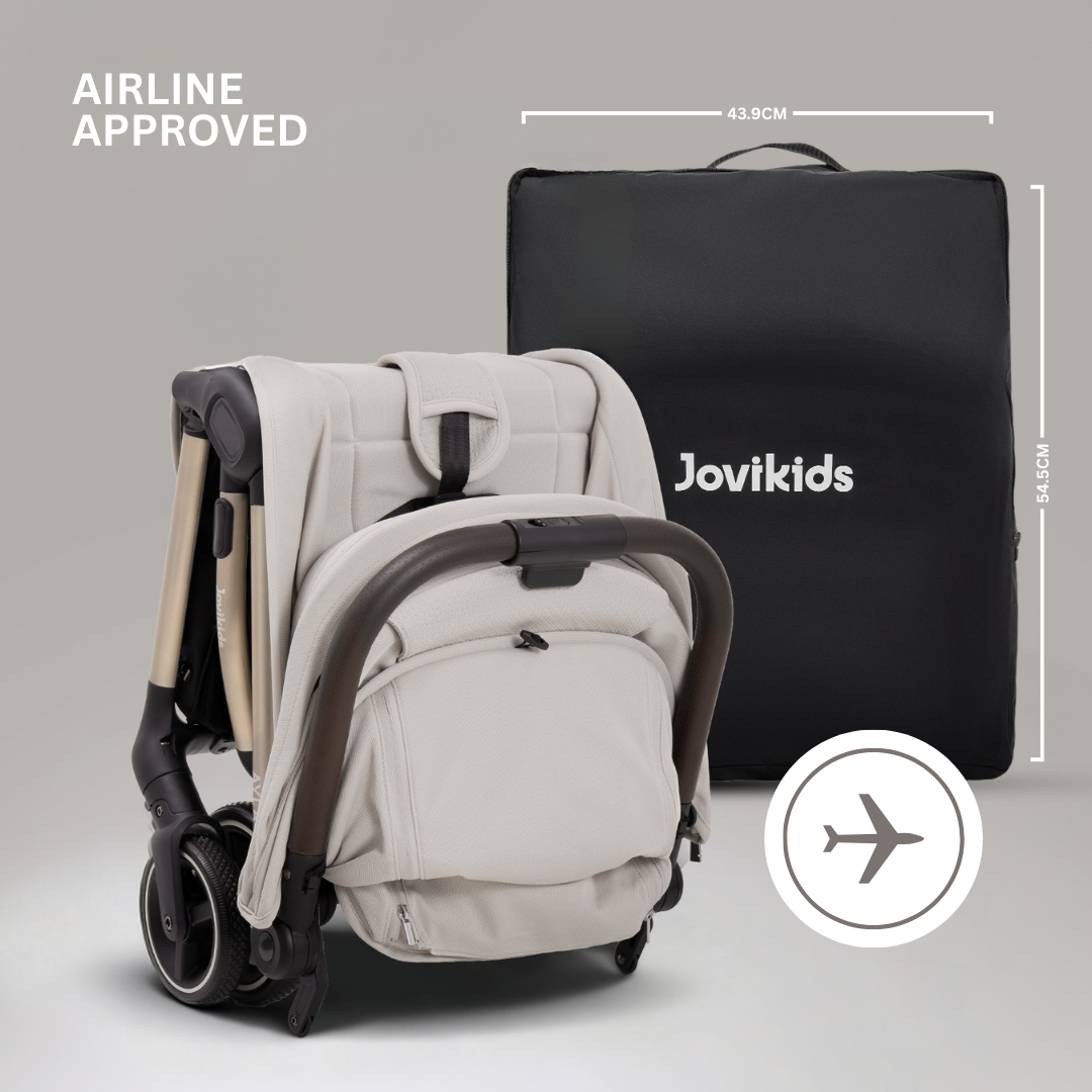 Jovikids Ayla Compact Travel Stroller – Lightweight One-Hand Fold