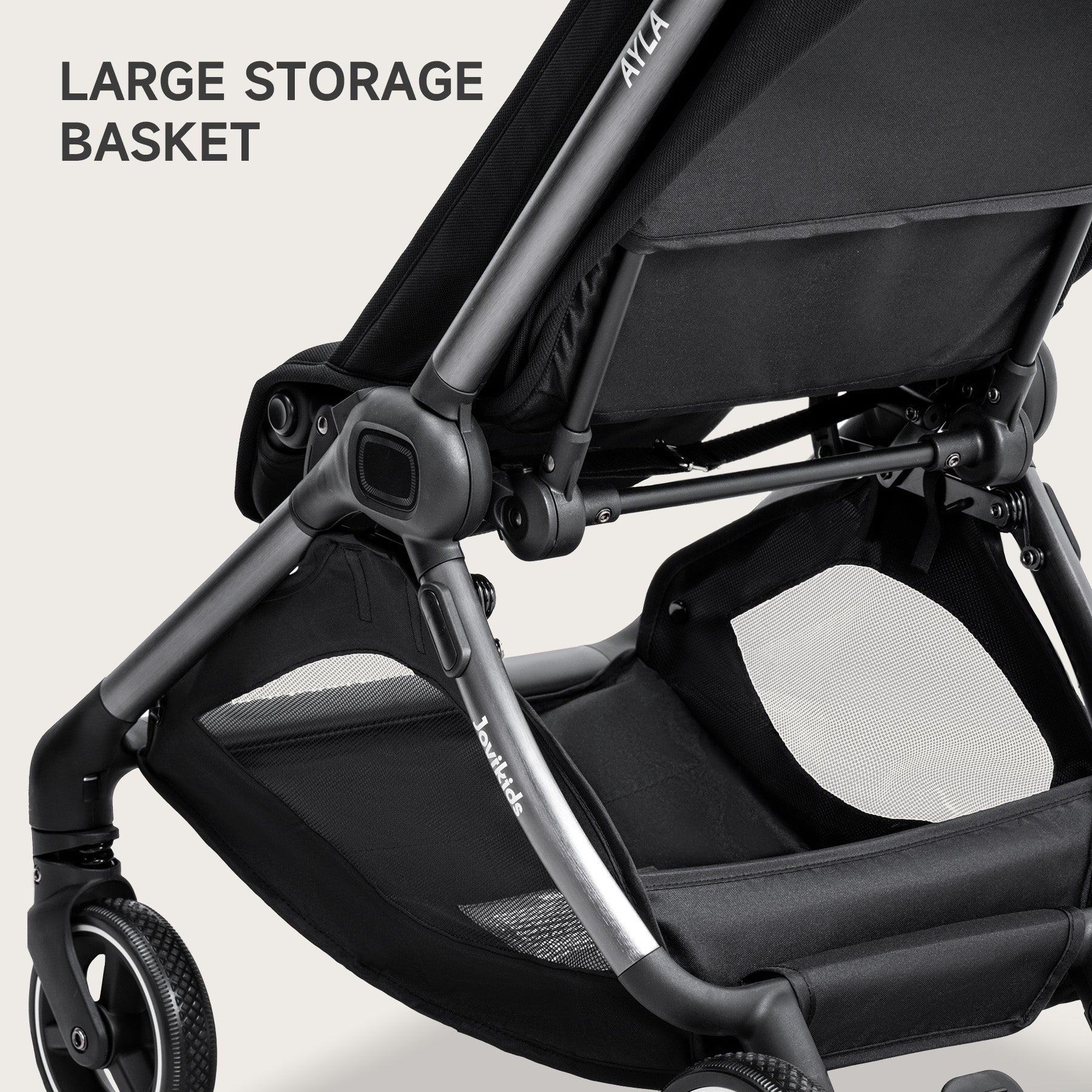 Jovikids Ayla Compact Travel Stroller – Lightweight One-Hand Fold