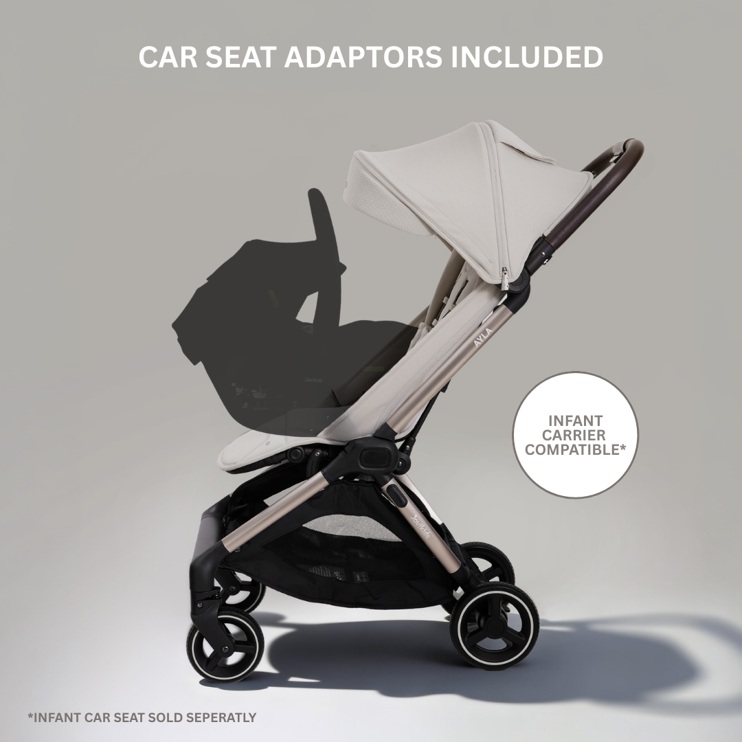 travel stroller one hand fold Jovikids Ayla Compact Travel Stroller – Lightweight One-Hand Fold