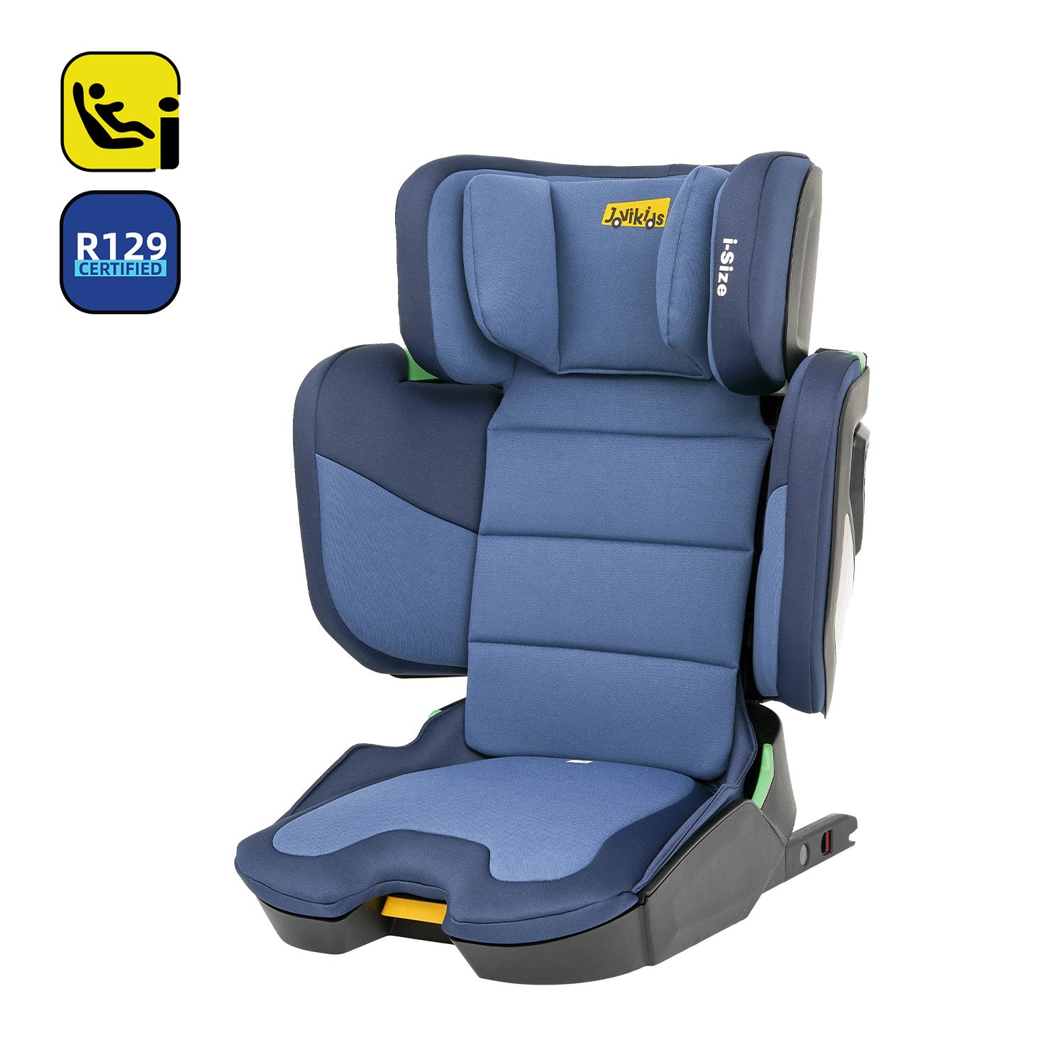 Jovikids Rober Tragbarer Highback-Booster i-Size 100-150 cm Blau