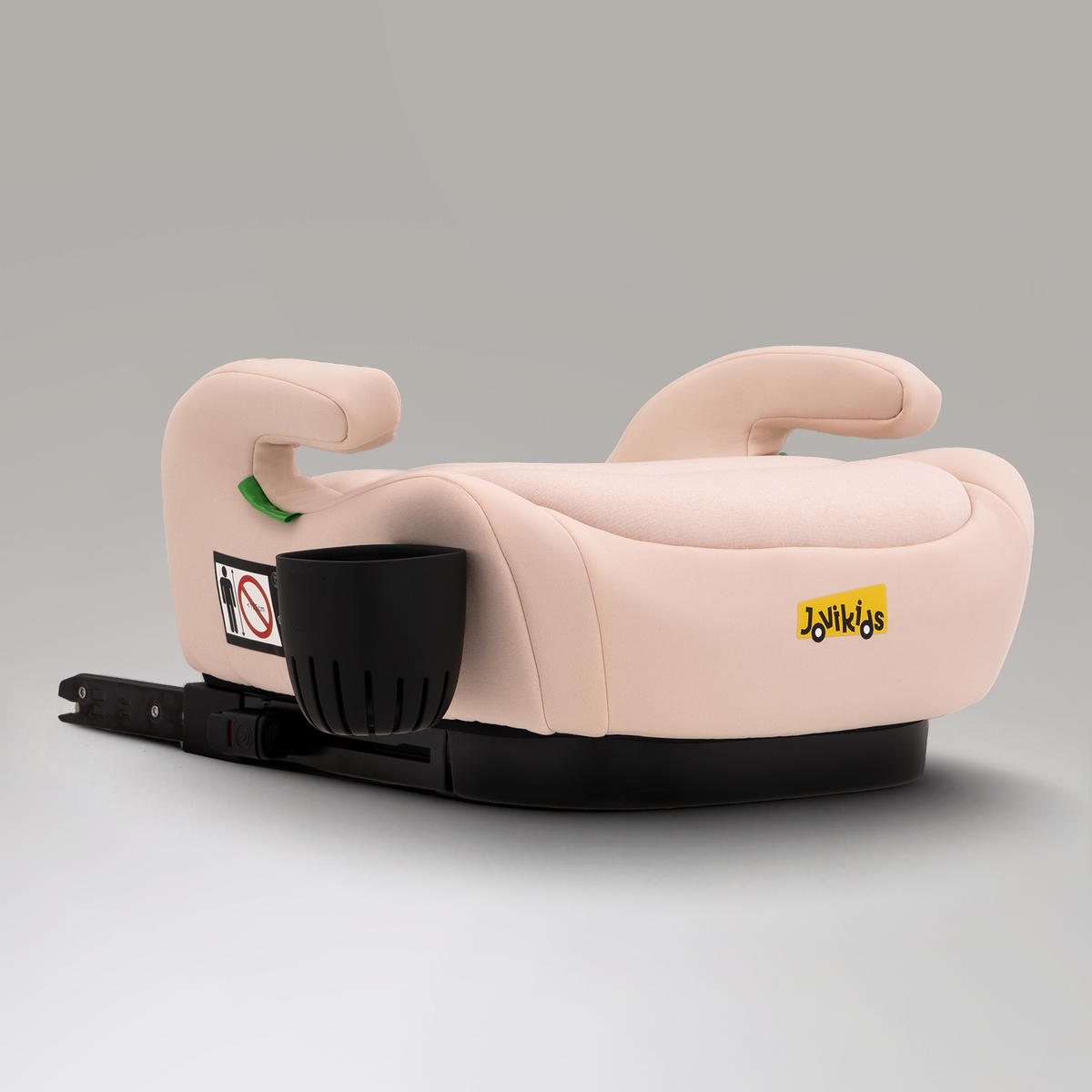 Jovikids OHHO+ ISOFIX Car Booster Seat with Cup Holder, i-Size R129, 125–150 cm (6–12 Years)